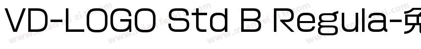 VD-LOGO Std B Regula字体转换